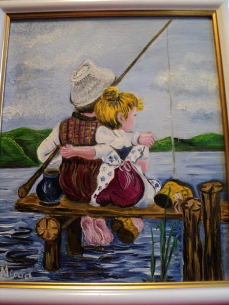 Copii la pescuit :) - altetablourimioaravoiculescucopiilapescuit.jpg